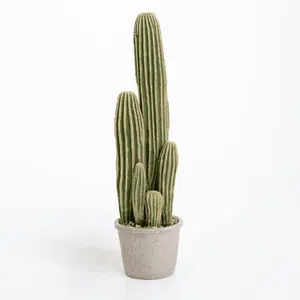 Blooming Artificial - Faux 59cm / 2ft Cactus Plant - Fake House Plant