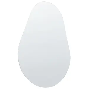 Beliani Retro Wall Mirror AUBAGNE Silver