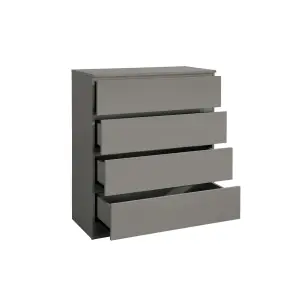 Birlea Oslo 4 Drawer Chest Grey