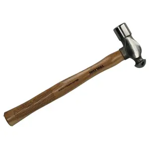 32oz American Hickory Ball Pein Pin Hammer Wooden Handle Drop Forged Head