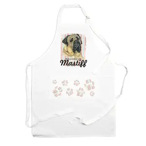 Purely Home Mastiff Apron - Novelty Kitchen Gift for Dog Lovers