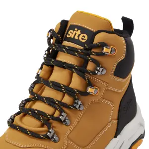 Site Stornes Men's Tan Safety boots, Size 10