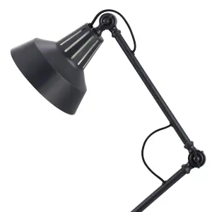 GoodHome Yarra Matt Black Table light