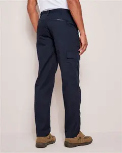 Cotton Traders Men's Action Trousers In Blue - Size 40