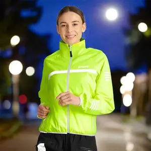 Reflective Softshell Running Jacket - Waterproof - Womens - UK 12 / EUR 40 - Proviz - Classic - Red - Gift For A Runner