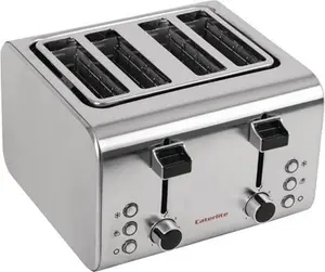 Caterlite 4 Slot Stainless Steel Toaster