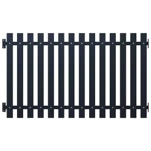 Berkfield Fence Panel Anthracite 170.5x125 cm Powder-coated Steel