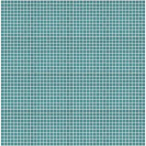 Glina Blue Frosted Gloss & matt Glass effect Flat Glass Mosaic tile sheet, (L)300mm (W)300mm