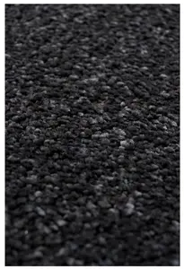 Relay Collection Recycled Low Pile Rug in Charcoal