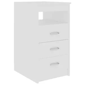 Berkfield Desk White 140x50x76 cm Engineered Wood