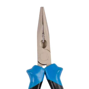 Pro User - Forged Steel Long Nose Pliers - 15cm - Blue