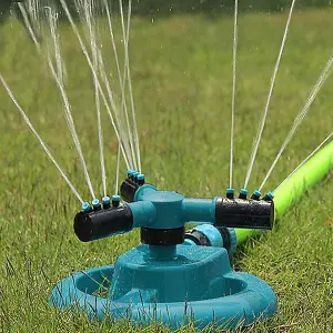 Ram Garden Sprinkler Automatic Lawn Sprinkler 360 Degree Rotating Grass Lawn Plants Veggies Sprinkler