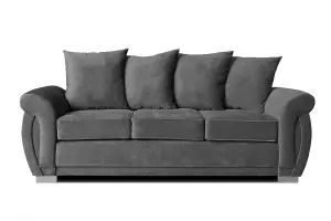 Zolly 3 Seater Scatter Back Fabric Sofa