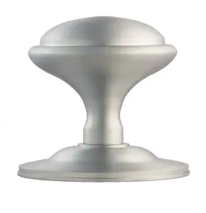 Carlisle Brass Satin Chrome Round Centre Door Knob (M61SC)