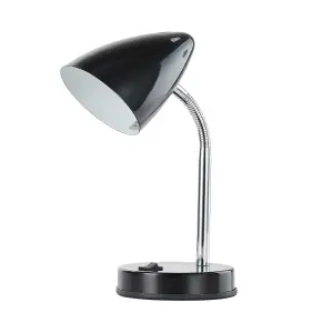 Innoteck Cone Flexible Neck Desk Lamp - Black