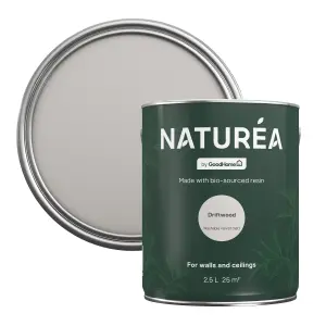 GoodHome Naturéa Driftwood Velvet matt Wall paint, 2.5L