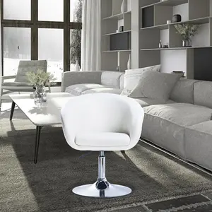 Nisbet Swivel Adjustable Height Stool White