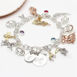 Create A Personalised Sterling Silver Charm Bracelet