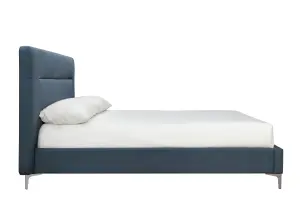 Birlea Finn Double Bed Frame In Steel Blue