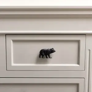 Melody Maison Matte Black Bear Drawer Knob