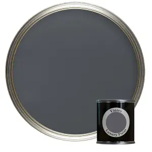 Vintro Luxury Matt Emulsion Dark Grey, Multi Surface Paint for Walls, Ceilings & Wood- 125ml (Wigeon Grey)