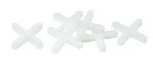 OX Trade Cross Shaped Tile Spacers (250 pcs) - 2mm