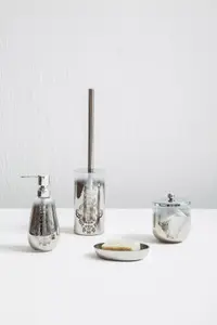 Maison by Premier Elissa Silver Toilet Brush