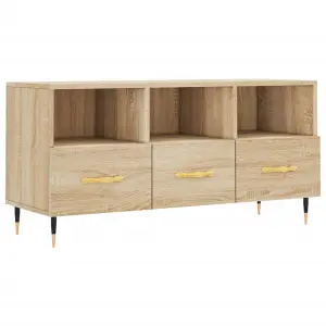 Berkfield TV Cabinet Sonoma Oak 102x36x50 cm Engineered Wood