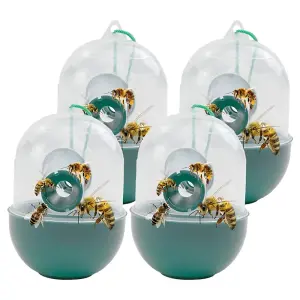 Ram 4 X Hanging Wasp Trap Hornet Bee House (Pack of 2)