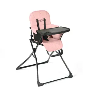 Flip Magic Fold Highchair Blush Pink