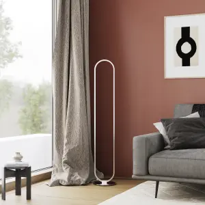 GoodHome Papua Gloss LED Floor lamp