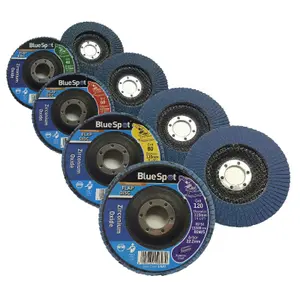 Home.smart 8 x Mixed Grit Flap Discs 115mm Zirconium Oxide Angle Grinder Sanding Wheels 4.5 Inch