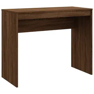 Berkfield Desk Brown Oak 90x40x72 cm Engineered Wood