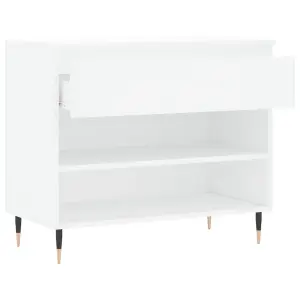 Shoe Cabinet White 70x36x60 cm Engineered Wood