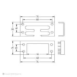 Windowparts Flexi Window Keep - Pair - Suit any profile and provides a venting position - 117145