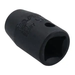 9mm 3/8in Drive Shallow Stubby Metric Impacted Socket 6 Sided Single Hex