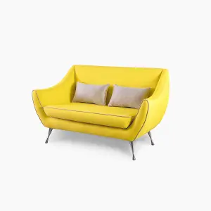 Emelda Grace Rita Small Sofa - Yellow