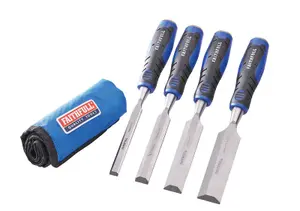 Faithfull Bevel Edge Chisel Set of 4 13mm - 32mm Wood Working Kit