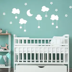 Walplus White Sky Baby Sleep Kids Sticker PVC