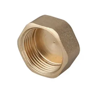 3/4 inch Thread Brass Pipe Screw Hex Female Blanking Plug Tube End Cap