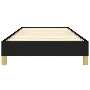 Berkfield Bed Frame Black 90x190 cm 3FT Single Fabric