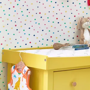 Joules Multicolour Spot Smooth Wallpaper