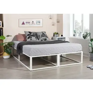 Laurent Bed Frame White / Kingsize (5')