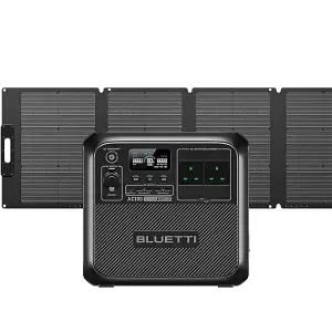 BLUETTI AC180 Portable Power station 1152Wh 1800W +1PCS 120W Solar Panel for Home& Outdoor Power