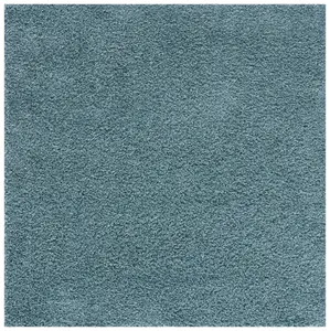 Myshaggy Collection Living Room Rugs Solid Design  Duck egg blue