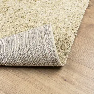 Shaggy Rug PAMPLONA High Pile Modern Gold 240x240 cm