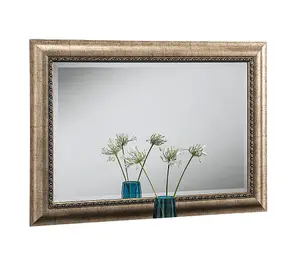 Yearn Decorative Champagne Framed Mirror 119x94cm