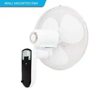 Benross 43820 16-Inch Wall Mounted Fan