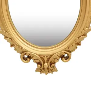 Ginn Oval Wall Mirror Gold