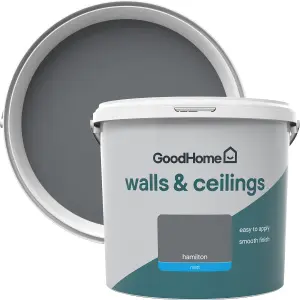 GoodHome Walls & ceilings Hamilton Matt Emulsion paint, 5L